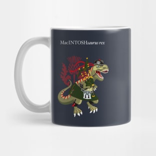 Clanosaurus Rex MacINTOSHsaurus Rex MacIntosh McIntosh clan Scotland Family Tartan Mug